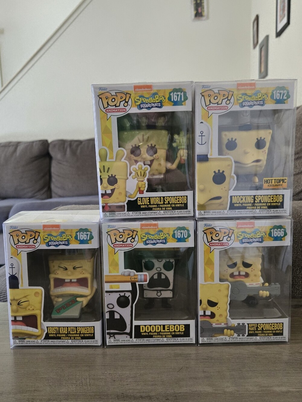 Funko Pop Lot Of 5, 1 POP $22